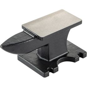 VEVOR Cast Iron Anvil, 25 Lbs(11kg) Single Horn Anvil with 6.8 x 3.5 inch Countertop and Stable Base, High Hardness Rugged Round Horn Anvil Blacksmith