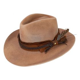 Unstoppable Wool Felt Western Drifter Cowboy Hat