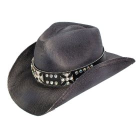 Anniston Straw Western Cowboy Hat