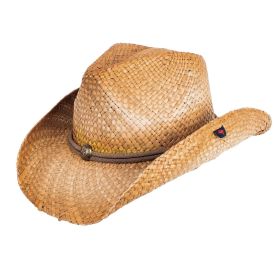 Landau Straw Western Drifter Cowboy Hat