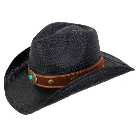 Sybil Straw Western Drifter Cowboy Hat