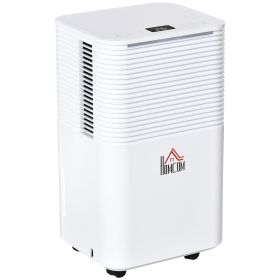 1260 Sq. Ft Portable Electric Dehumidifiers with 3 Color Lights, LED Display, Quiet Dehumidifier for Basements, Bedroom, Bathroom, Closet, RV