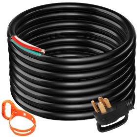 VEVOR 50Ft 50Amp Generator Extension Cord 6 Gauge STW 6/3+8/1 Generator Cord Generator Power Cord N14-50P to Bare Wire Cut Wire Cord Extension Power C