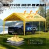 VEVOR Carport Replacement Canopy Cover 10 x 20 ft, Garage Top Tent Shelter Tarp Heavy-Duty Waterproof & UV Protected