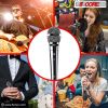 5 CORE Microphone Dynamic Vocal Handheld Mic Cardioid Unidirectional Microfono w On Off Switch + XLR Audio Cable for Singing Karaoke Public Speaking &