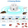 360¬∞ Ultrasonic Rodent Chaser Electronic Plug-in Mouse Control for Indoor Use Rodent Deterrent with Ultrasonic Sound