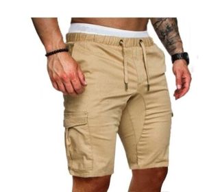 Mens Casual Shorts Slim Fit Short (Color: Gray, size: S)