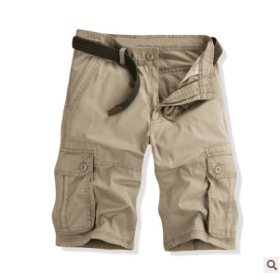 Mens Cargo Shorts with Pocket Cotton Relaxed Fit Casual Fashion Shorts Outdoor Wear (Color: 4, size: 34)