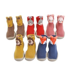 5 Pairs Kids Baby Girl Boys Toddler Anti-slip Slippers Socks Cotton Shoes Winter Warm (size: 18/19)