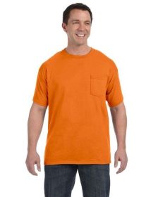 Men's Authentic-T Pocket T-Shirt - ASH - S (Color: Orange, size: S)