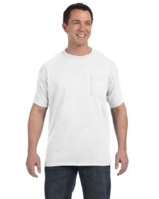 Men's Authentic-T Pocket T-Shirt - ASH - S (Color: White, size: 3XL)