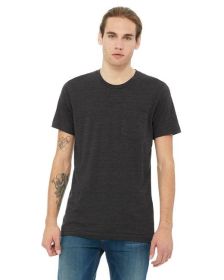 Men's Jersey Short-Sleeve Pocket T-Shirt - BLACK - S (Color: DARK GRY HEATHER, size: XL)