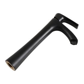 Single Hole Bathroom Sink Faucet ,Vanity Vessel Sink Faucet Single Handle Matte Black (Color: Oil Rubbed Bronze)