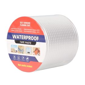 Waterproof Tape for Leaks Aluminum Butyl Tape with Adhesive for RV Repair, Glass Repairs, Air Mattress Patch, Window Caulking, Boat Sealing (size: 4in x 16.4ft)