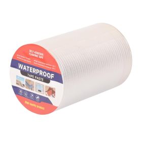 Waterproof Tape for Leaks Aluminum Butyl Tape with Adhesive for RV Repair, Glass Repairs, Air Mattress Patch, Window Caulking, Boat Sealing (size: 8in x 32.8ft)