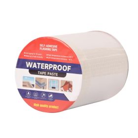 Waterproof Tape for Leaks Aluminum Butyl Tape with Adhesive for RV Repair, Glass Repairs, Air Mattress Patch, Window Caulking, Boat Sealing (size: 6in x 16.4ft)